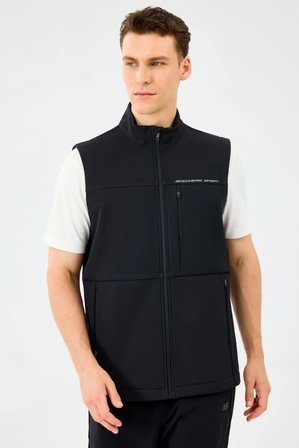 Skechers M Fitted Turtle Neck Softshell Vest S2520220-3817 Erkek Yelek