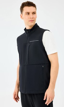Skechers M Fitted Turtle Neck Softshell Vest S2520220-3817 Erkek Yelek