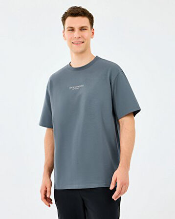 Skechers S231094-3998 M Graphic Tee Reflect Logo Oversize Erkek Tişört