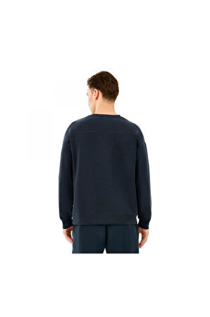 Skechers S2510041 M Loose Crewneck Sweat Siyah Erkek Sweatshirt