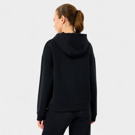 Skechers W Essential Hoodie Kadın Siyah Sweatshirt