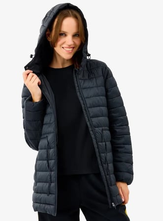 Skechers S2520206-1345 W Light Weight Quilted Jacket Kadın Mont