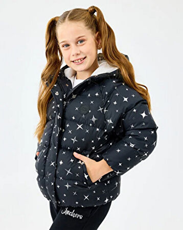 Skechers SK2520052-1602 G Puffer Kız Çocuk Mont