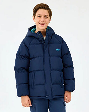 Skechers SK2520054-3601 B Puffer Erkek Çocuk Mont