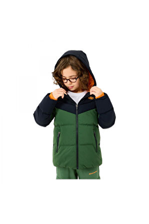 Skechers Sk2520053 B Puffer Jacket Siyah Erkek Çocuk Mont