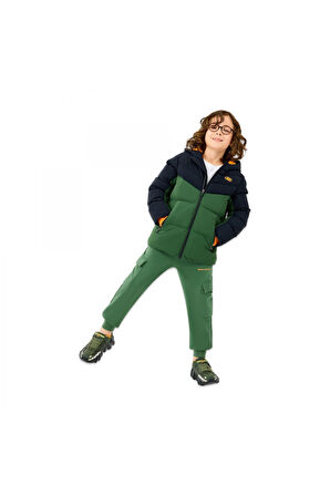 Skechers Sk2520053 B Puffer Jacket Siyah Erkek Çocuk Mont