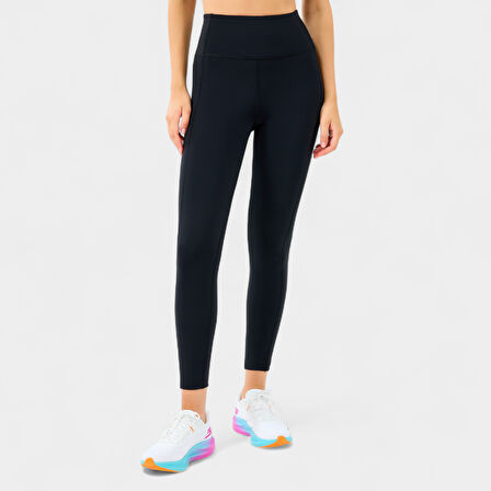 Skechers W Bartack Stitch Detail Legging Kadın Siyah Tayt