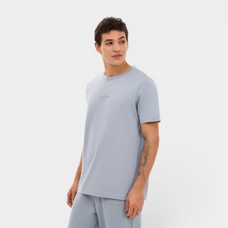 Skechers M Essential T-shirt S2510017-4256 Erkek Gri Tişört