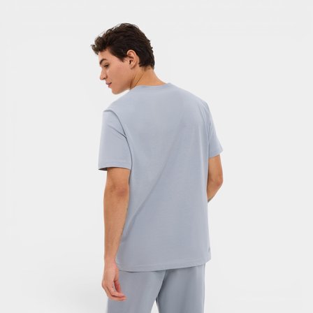 Skechers M Essential T-shirt S2510017-4256 Erkek Gri Tişört