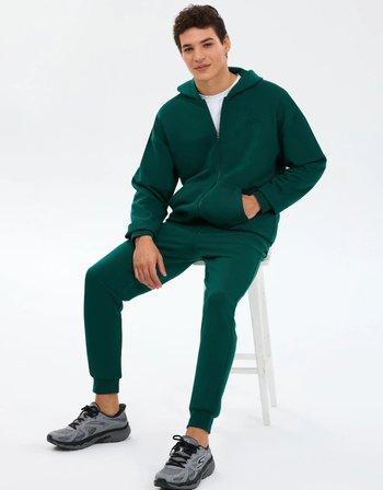 Skechers S2610014-4222 M Essential Full Zip Hoodie Sweatshirt Erkek Kapüşonlu Sweatshirt