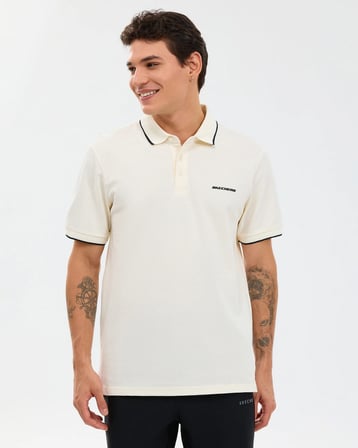Skechers S2610078-3855 M Piping Detail Erkek Polo Tişört