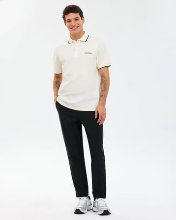 Skechers S2610078-3855 M Piping Detail Erkek Polo Tişört