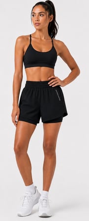 Skechers S2610155-3817 W Performance Coll. 4 Inch 2 In 1 Short Taytlı Kadın Şort