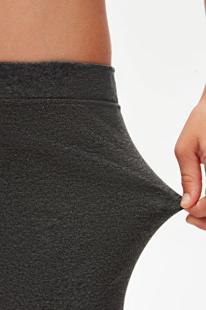 Antrasit Basic Kız Çocuk Dans Şort