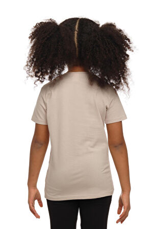 Taş Basic Unisex Çocuk Sıfır Yaka Kısa Kollu Tişört