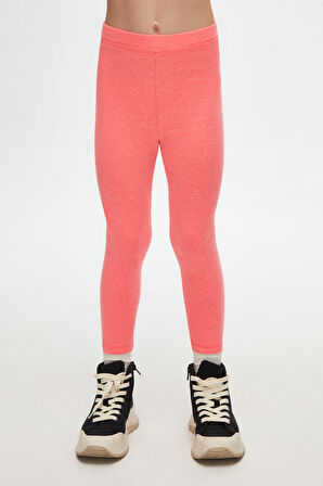 Fosfor Fuşya Basic Kız Çocuk Yazlık Tayt