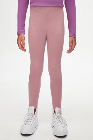 Gül Kurusu Basic Kız Çocuk Kışlık Tayt