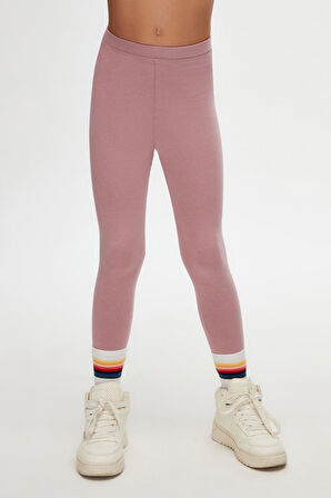 Gül Kurusu Basic Kız Çocuk Yazlık Tayt