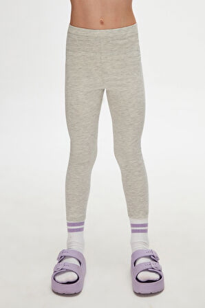 Ay Grisi Basic Kız Çocuk Yazlık Tayt