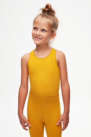 Hardal Basic Kız Çocuk Diz Altı Tayt Kapri