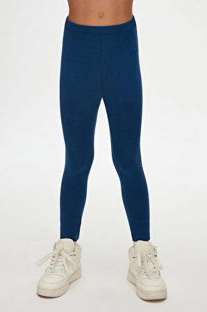 İndigo Basic Kız Çocuk Yazlık Tayt