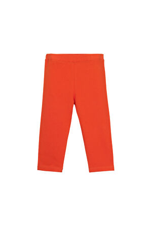 Kiremit Basic Kız Çocuk Diz Altı Tayt Kapri