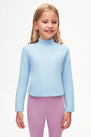 Lila Basic Kız Çocuk Yazlık Tayt