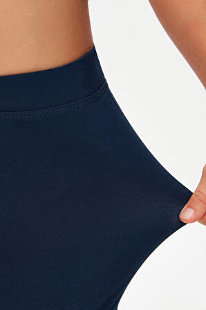 Açık Lacivert Basic Kız Çocuk Dans Şort