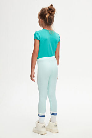 Mint Basic Kız Çocuk Yazlık Tayt