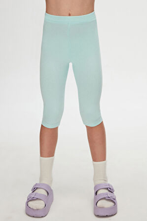 Mint Basic Kız Çocuk Diz Altı Tayt Kapri