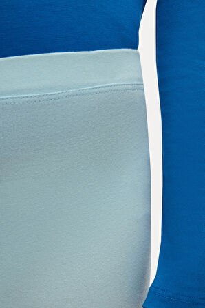 Bebek Mavisi Basic Kız Çocuk Yazlık Tayt