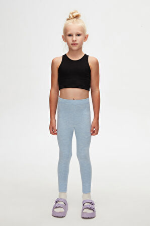 Mavi Melanj Basic Kız Çocuk Yazlık Tayt