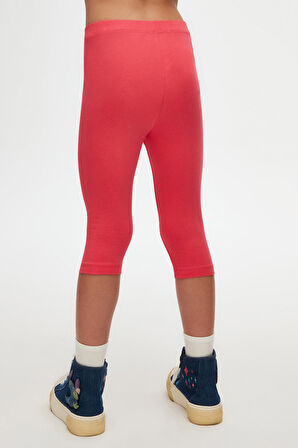 Nar Çiçeği Basic Kız Çocuk Diz Altı Tayt Kapri