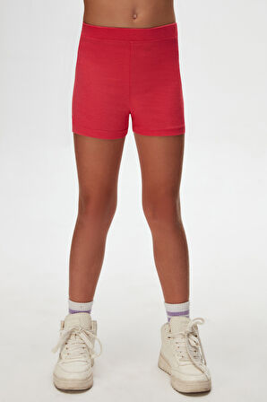 Nar Çiçeği Basic Kız Çocuk Dans Şort