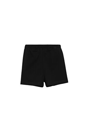 Siyah Basic Kız Çocuk Dans Şort