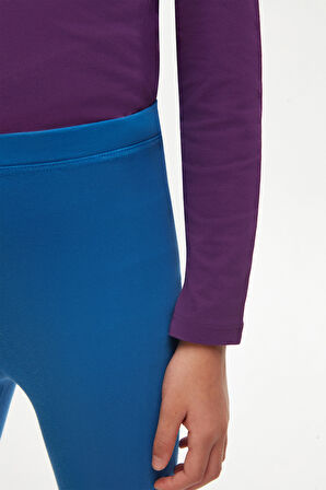 Saks Basic Kız Çocuk Diz Altı Tayt Kapri