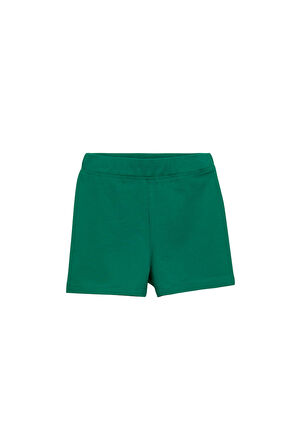 Yeşil Basic Kız Çocuk Dans Şort