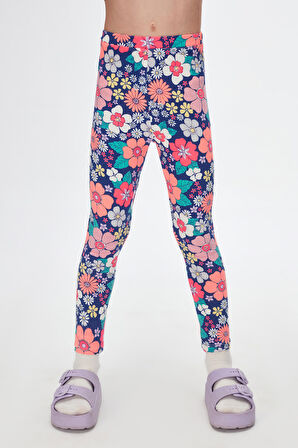 Neon Garden Kız Çocuk Desenli Yazlık Tayt