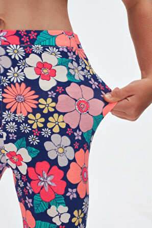 Neon Garden Kız Çocuk Desenli Yazlık Tayt