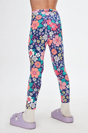 Neon Garden Kız Çocuk Desenli Yazlık Tayt