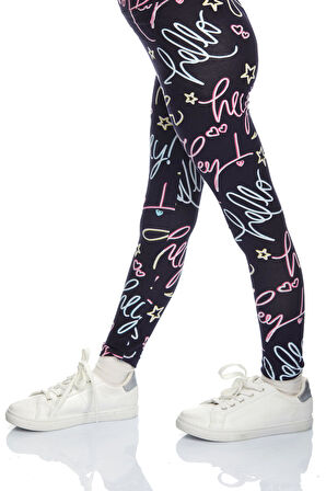 Hey Dude Kız Çocuk Desenli Yazlık Tayt