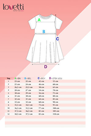 Lila Renkli Basic Kız Çocuk Kısa Kollu Elbise