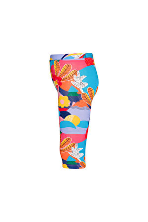 Sunny Garden Kız Çocuk Desenli Diz Altı Tayt Kapri