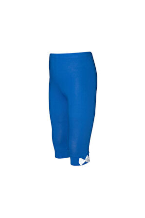 Saks Basic Kız Çocuk Fiyonklu Diz Altı Tayt Kapri