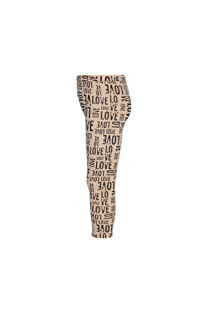 Lovely Letters Kız Çocuk Desenli Yazlık Tayt