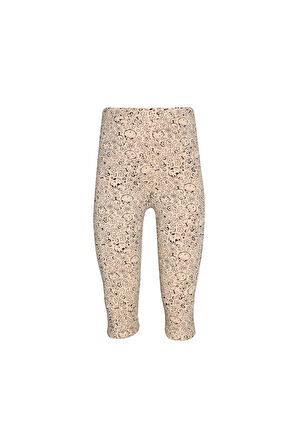 Flower Cat Kız Çocuk Desenli Diz Altı Tayt Kapri