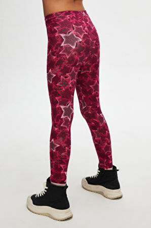 Pointing Stars Kız Çocuk Desenli Yazlık Tayt