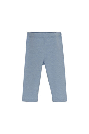 Mavi Melanj Basic Kız Çocuk Diz Altı Tayt Kapri