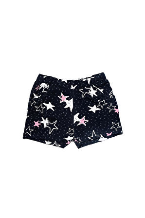 Crayon Stars Kız Çocuk Cepli Desenli Şort