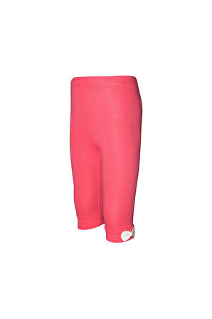 Nar Çiçeği Basic Kız Çocuk Fiyonklu Diz Altı Tayt Kapri